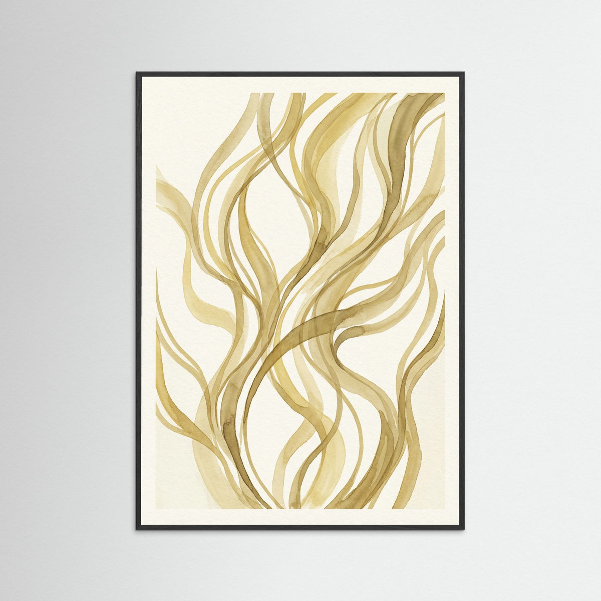 Black Wood Fluid Bloom