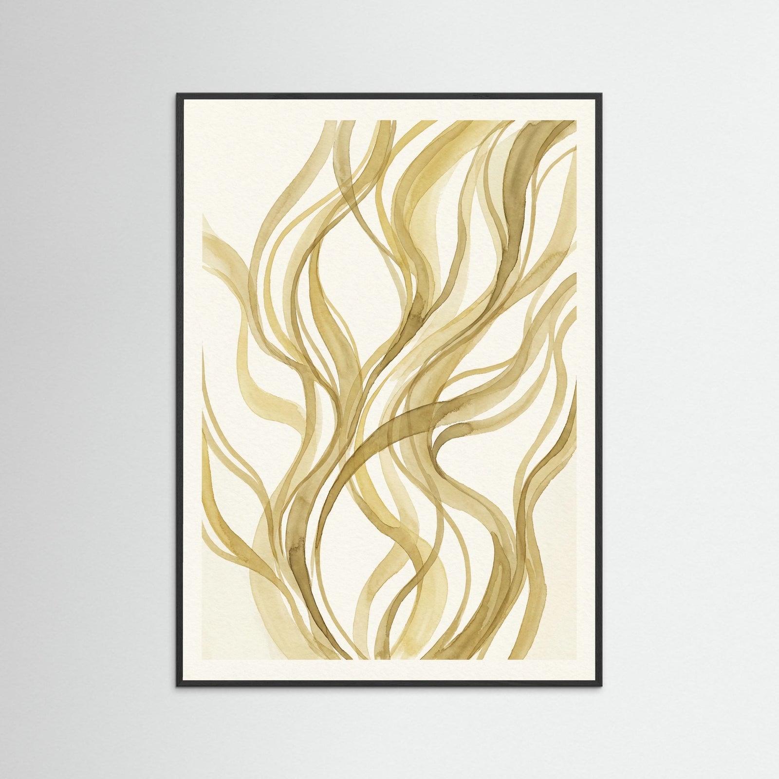 Black Wood Fluid Bloom