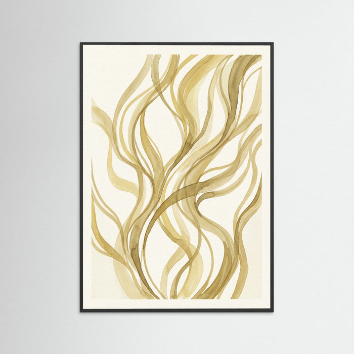 Black Wood Fluid Bloom
