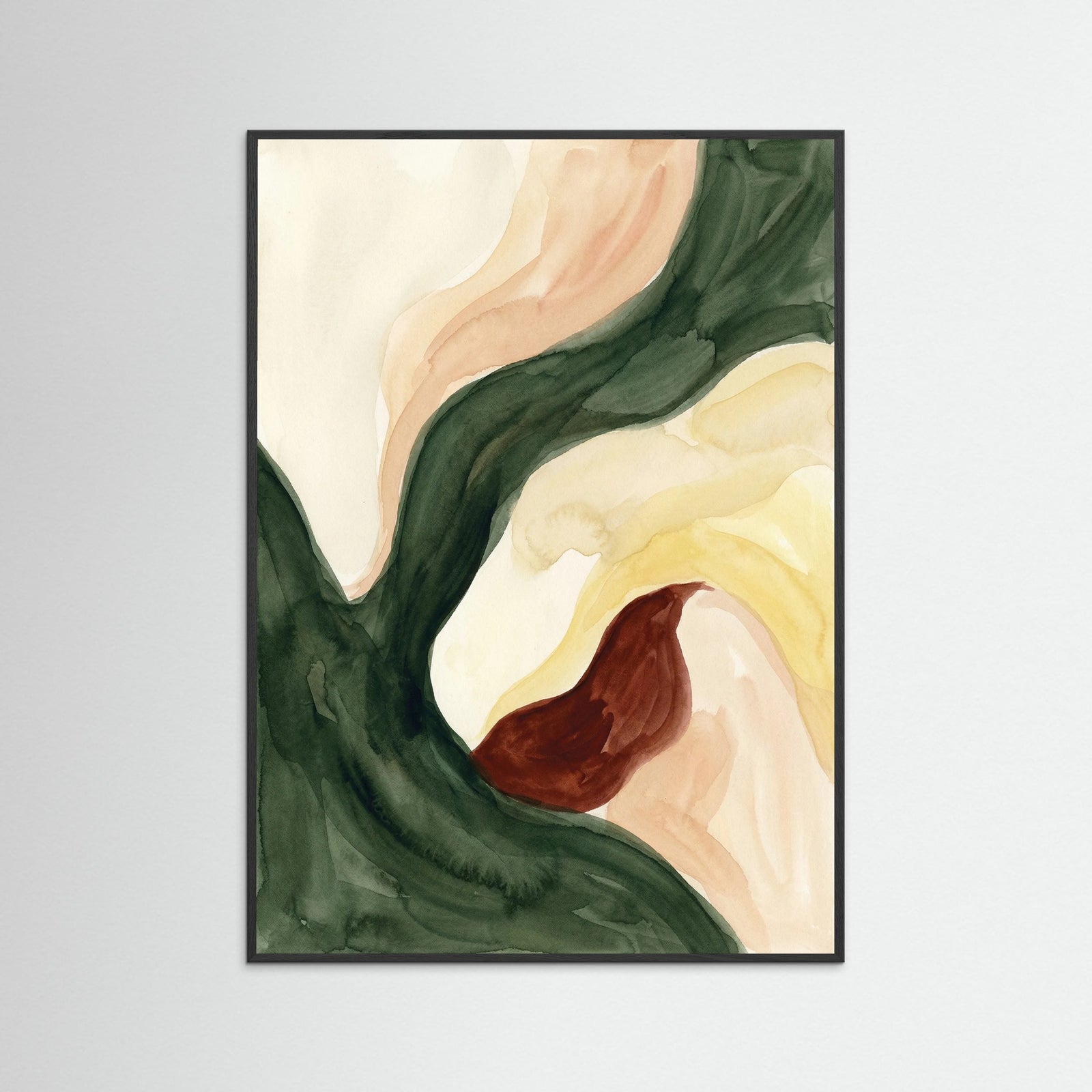 Black Wood Fluid Earth Forms