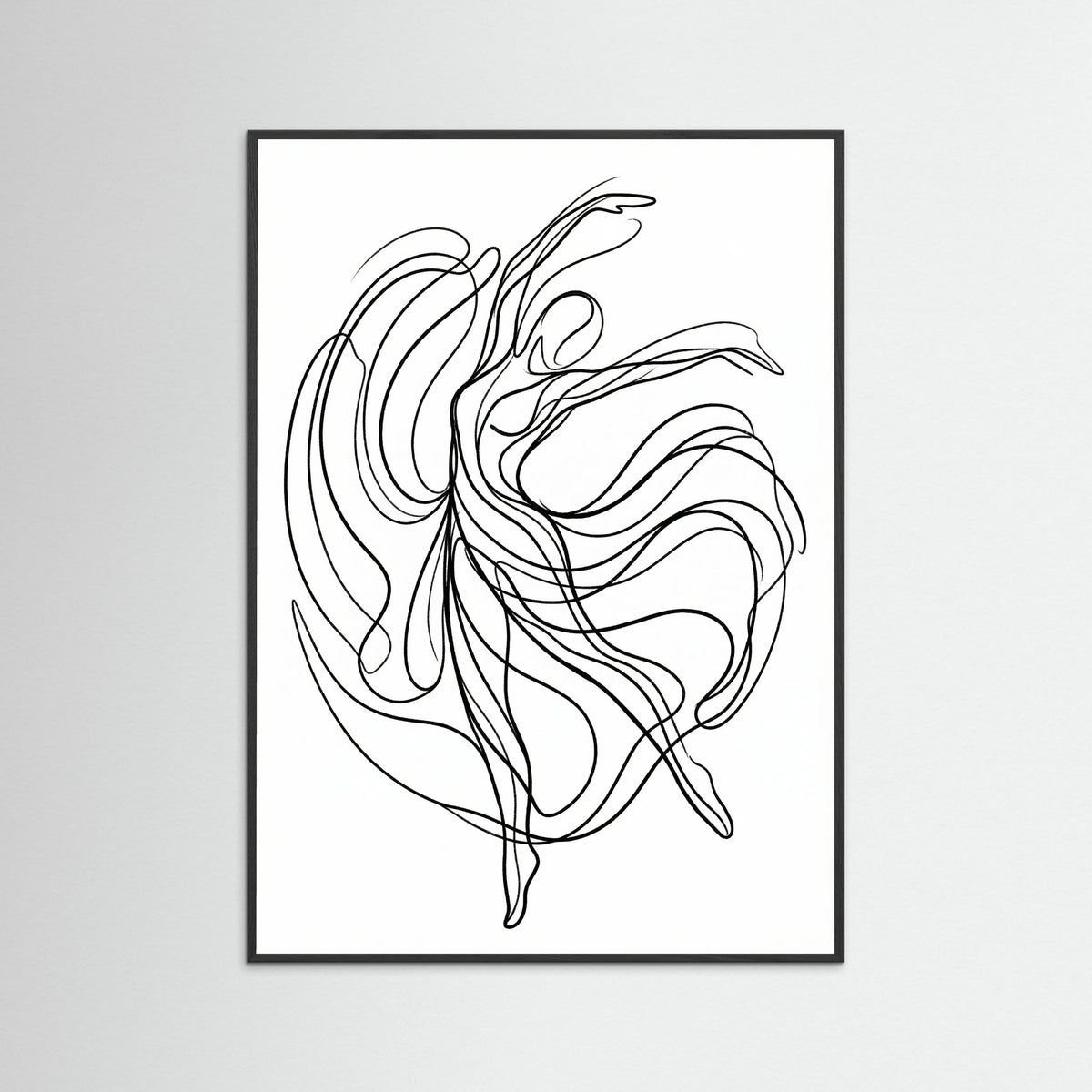 Black Wood Fluid Embrace