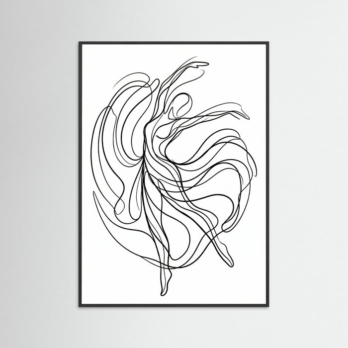 Black Wood Fluid Embrace