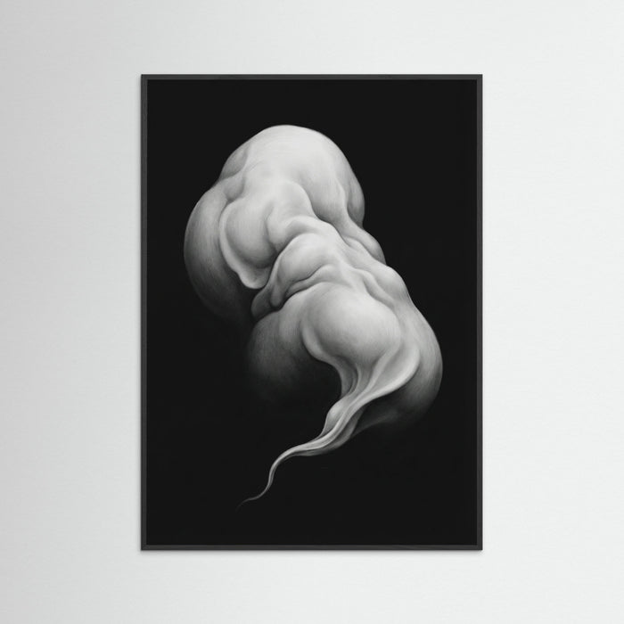 Black Wood Fluid Forms