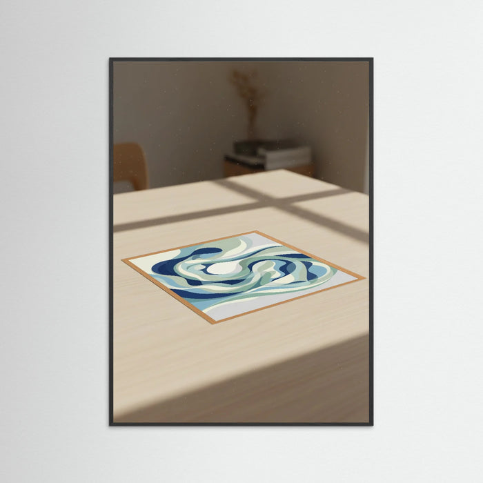 Black Wood Fluid Forms
