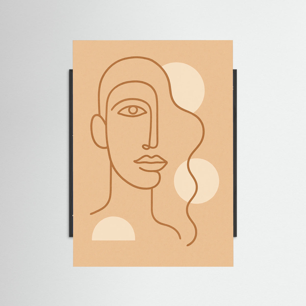 Black Wood Fluid Silhouette
