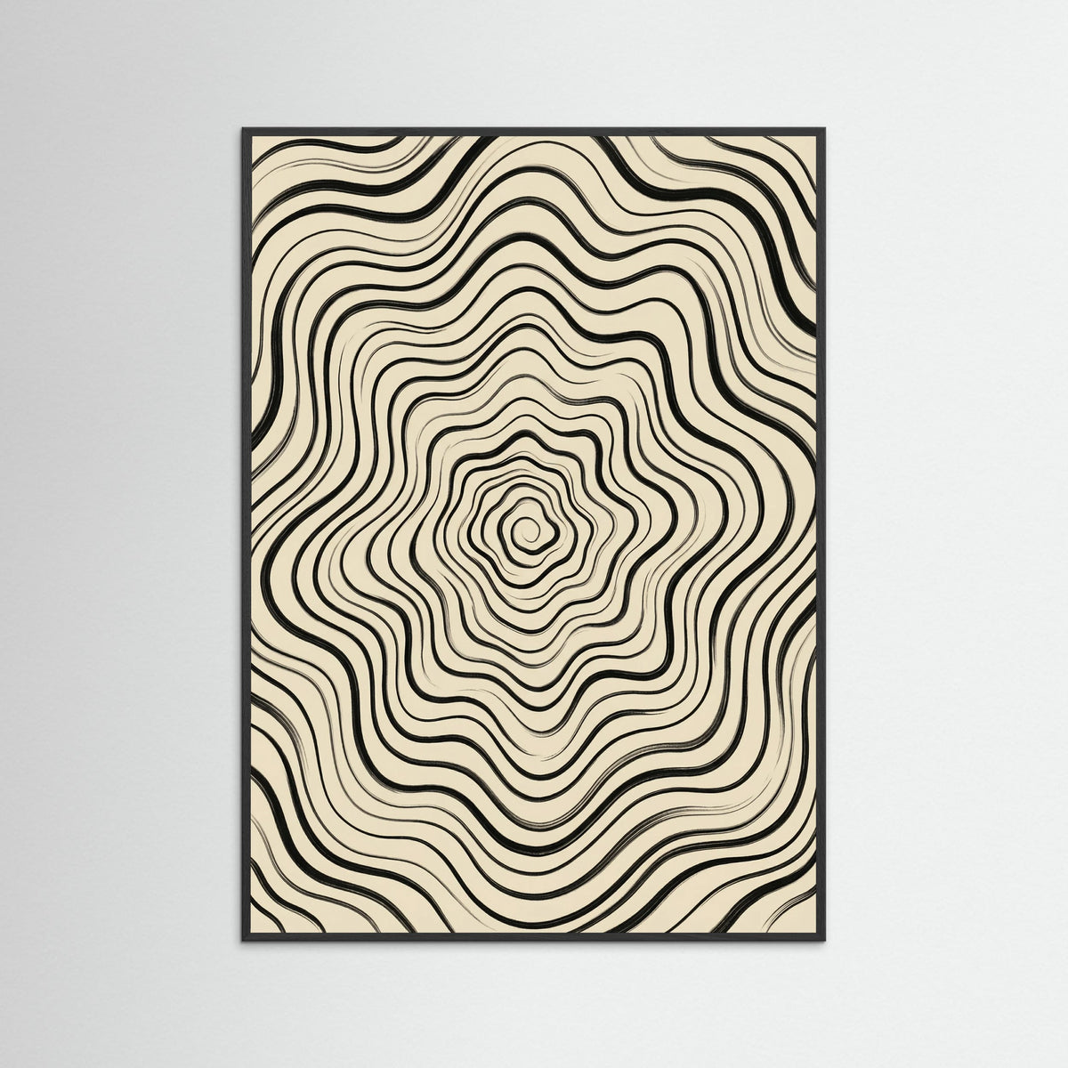 Black Wood Fluid Stripes