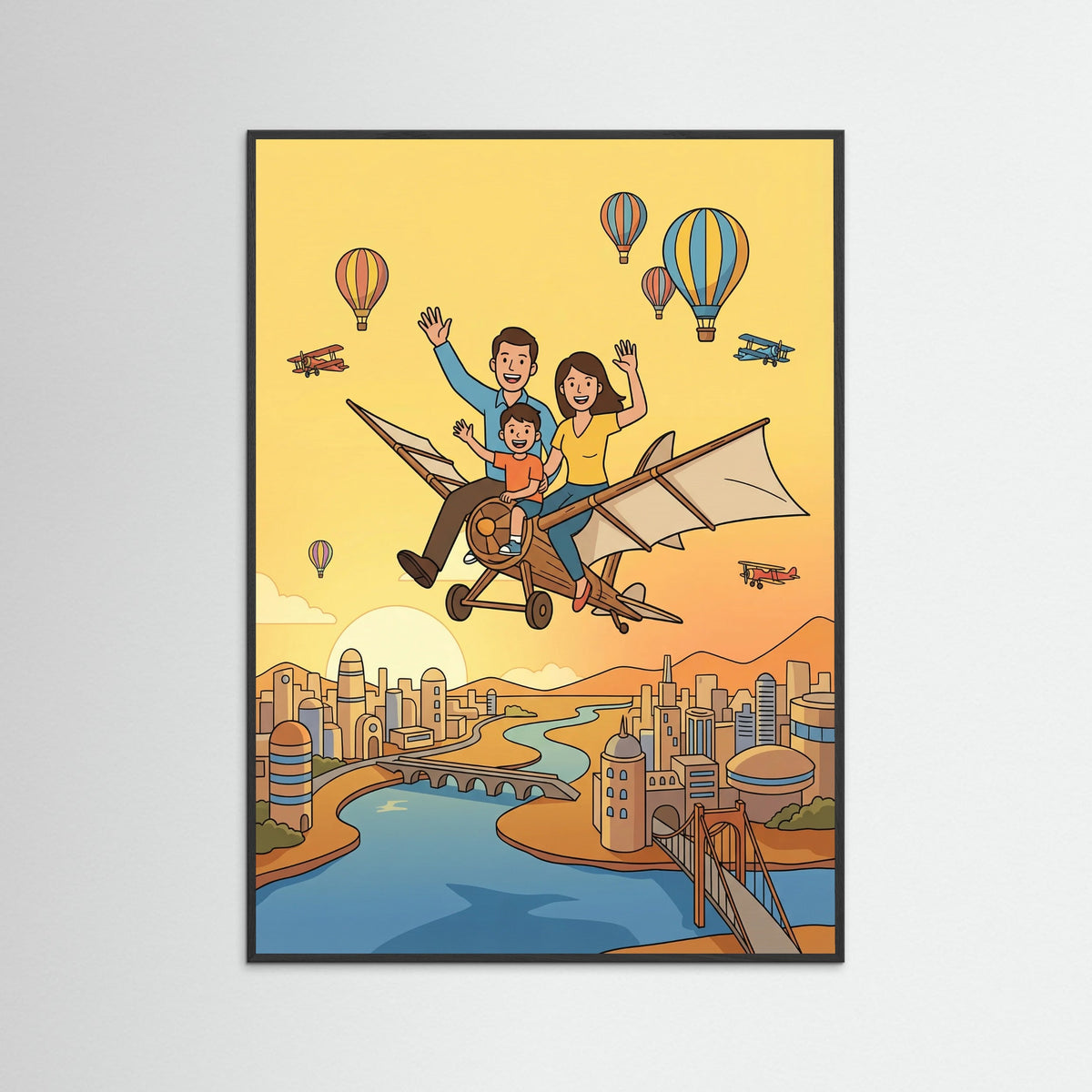Black Wood Flying Adventures Sunset
