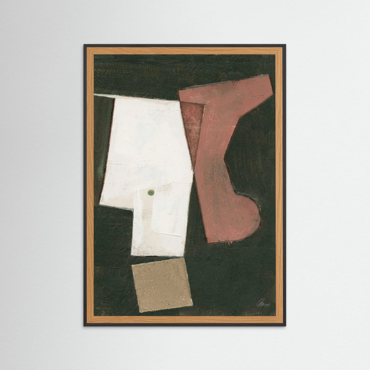 Black Wood Form Study