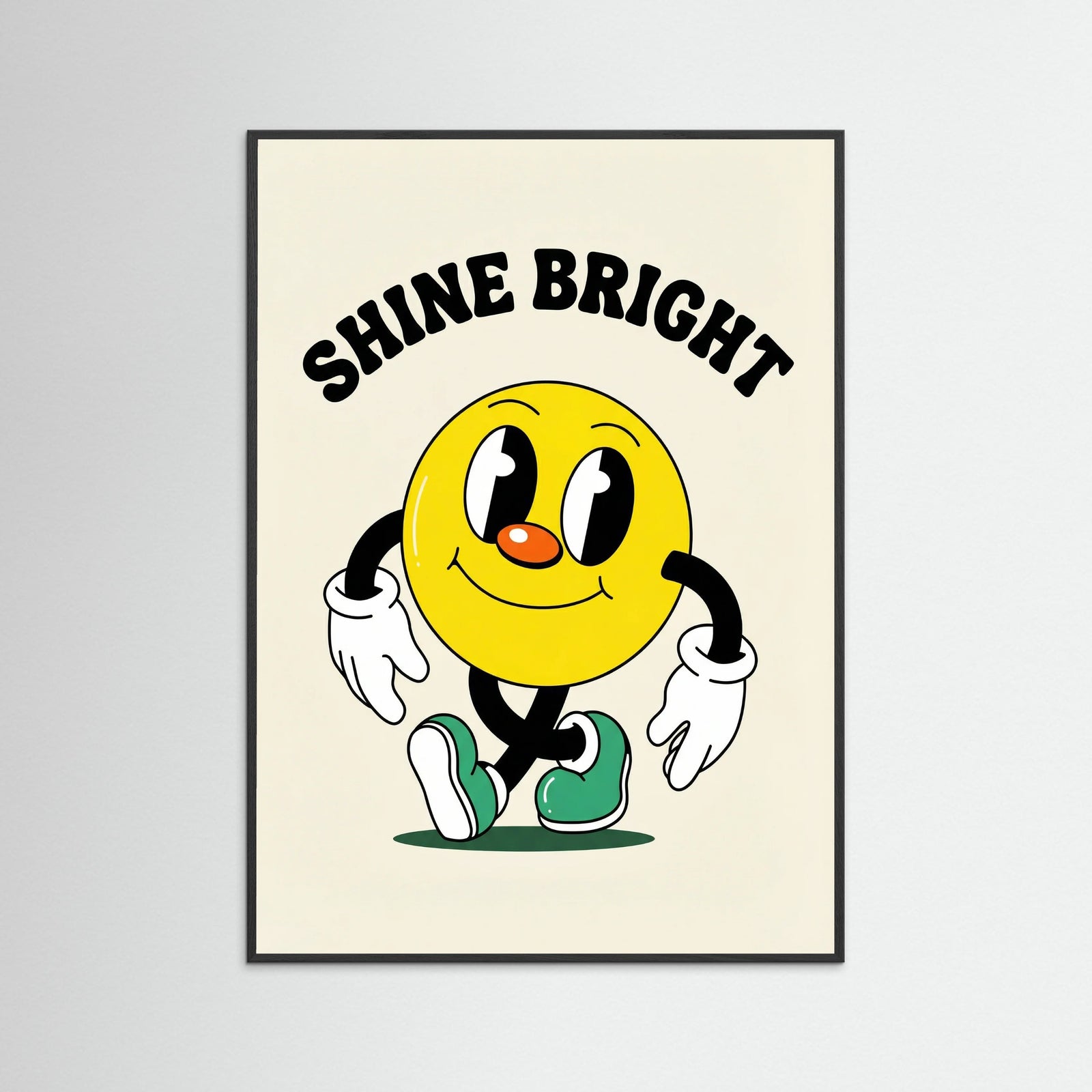 Black Wood Forward Smile