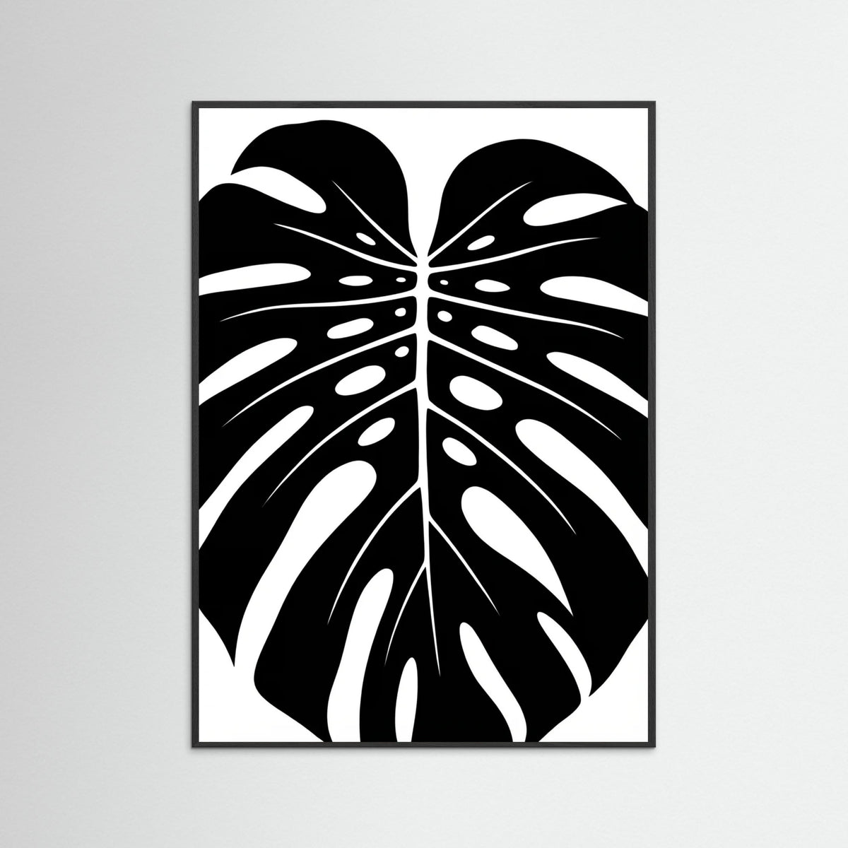 Black Wood Frond Silhouettes