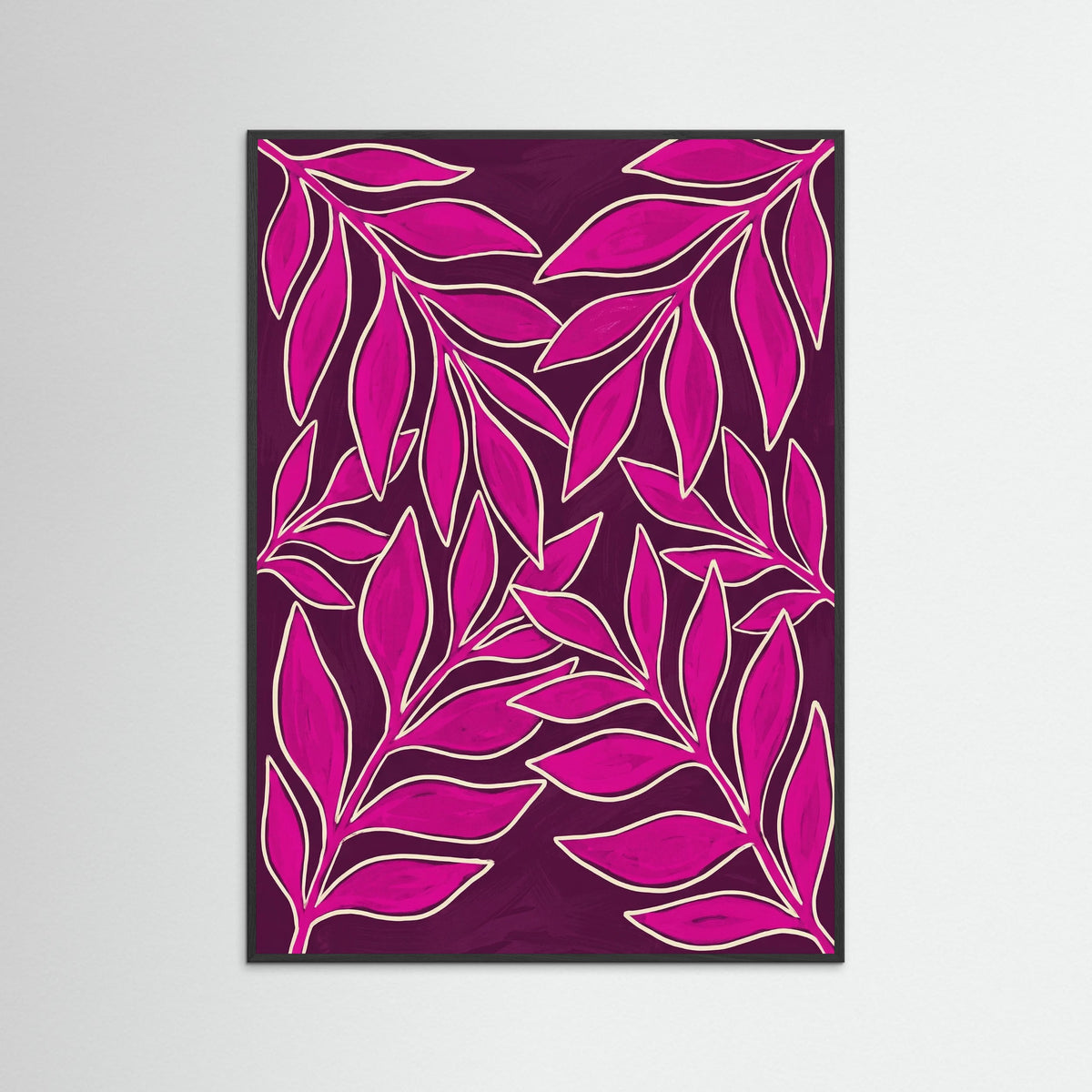 Black Wood Fuchsia Blooms