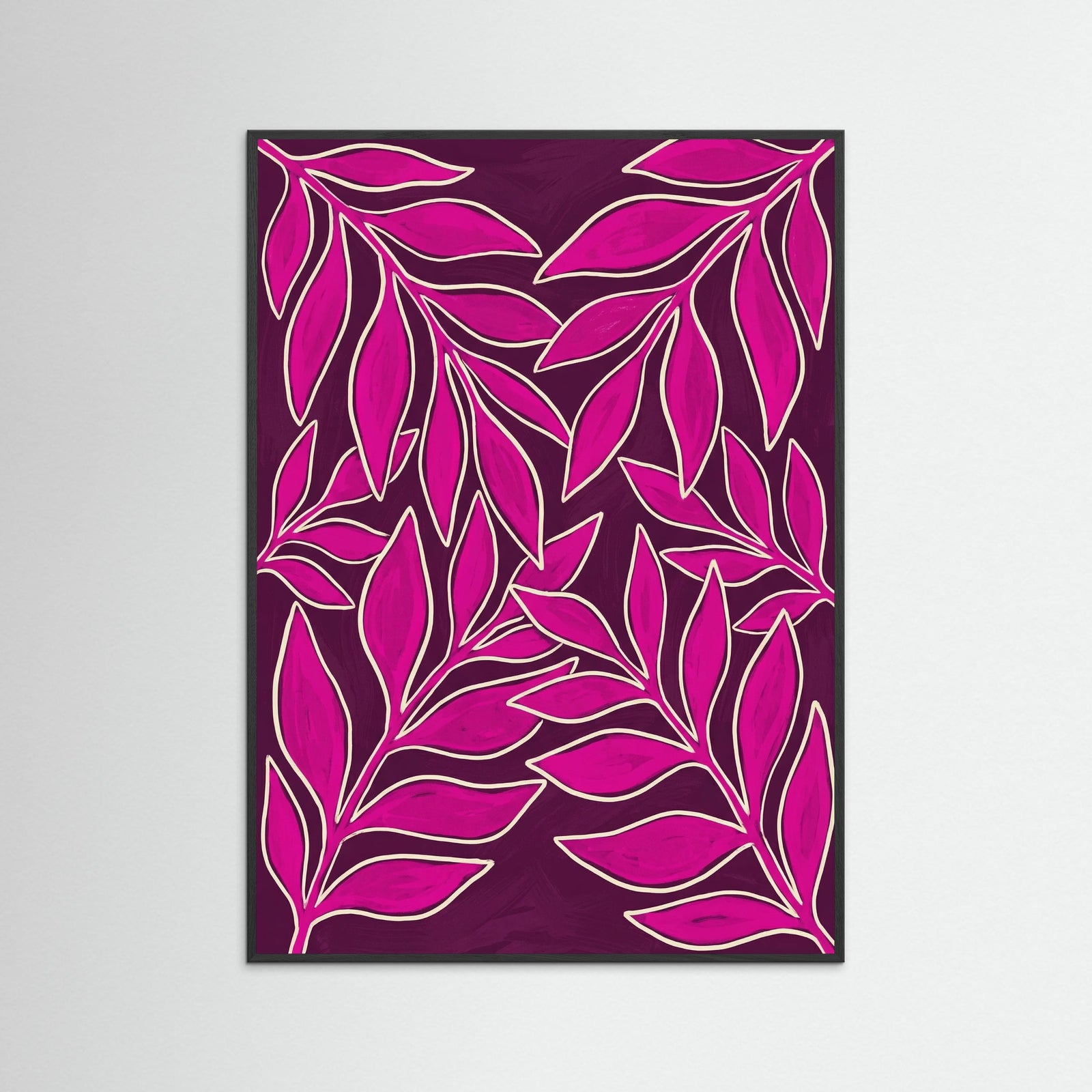 Black Wood Fuchsia Blooms