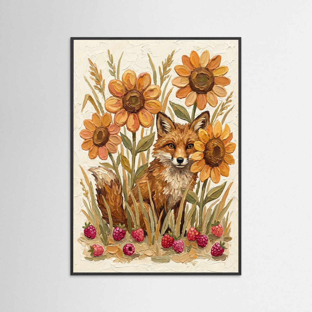 Black Wood Garden Birds Bouquet