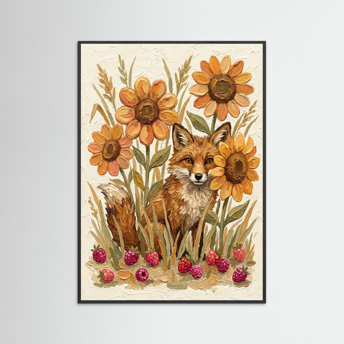 Black Wood Garden Birds Bouquet