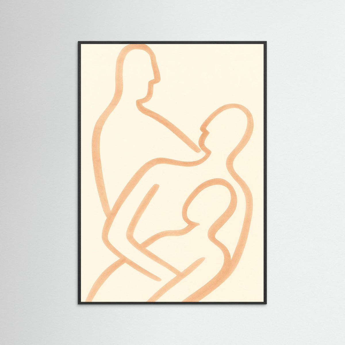 Black Wood Gentle Contours