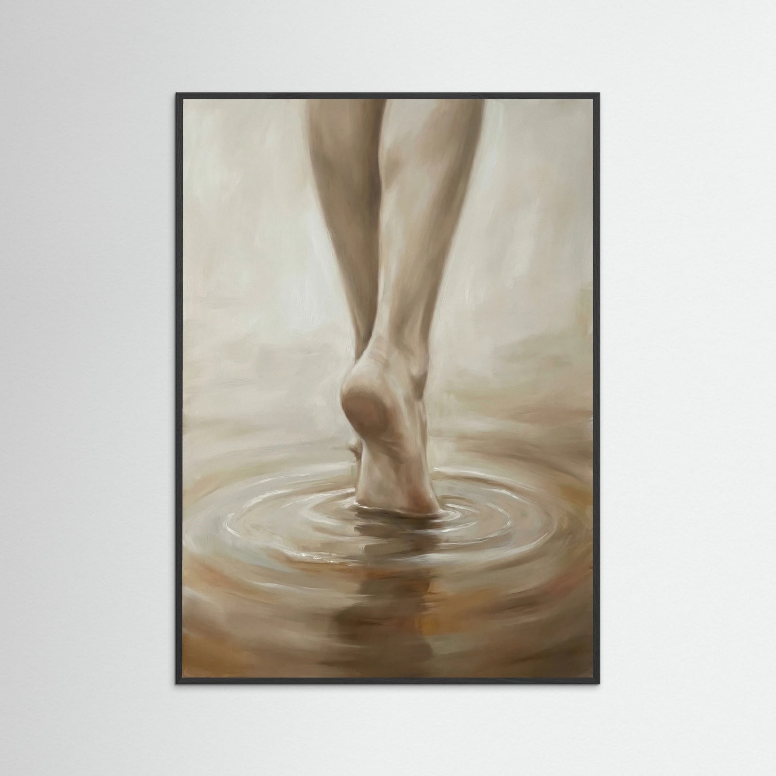 Black Wood Gentle Embrace Beige