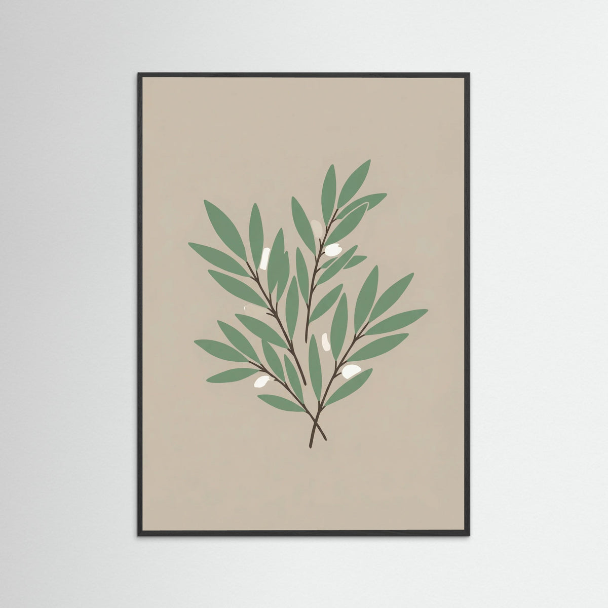 Black Wood Gentle Magnolias