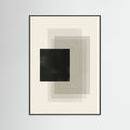 Black Wood Geometric Layers