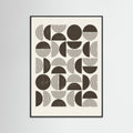 Black Wood Geometric Rhythms