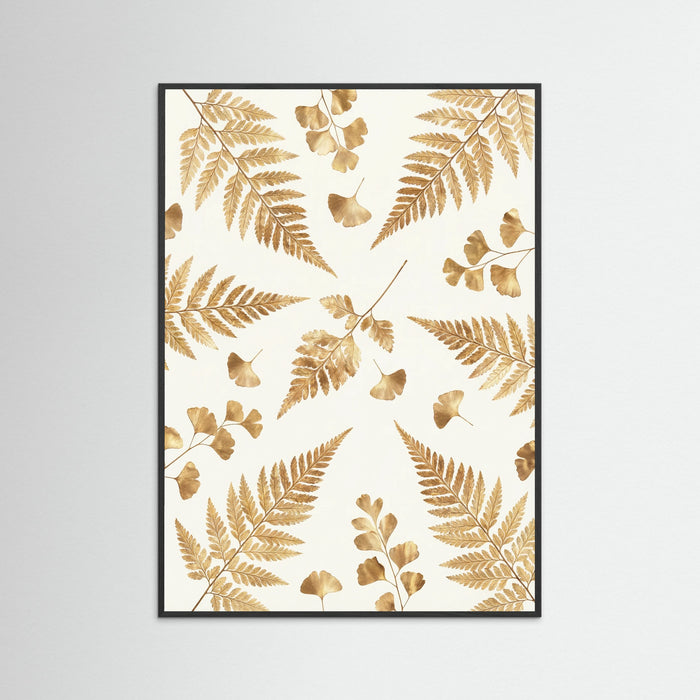 Black Wood Gilded Eucalyptus