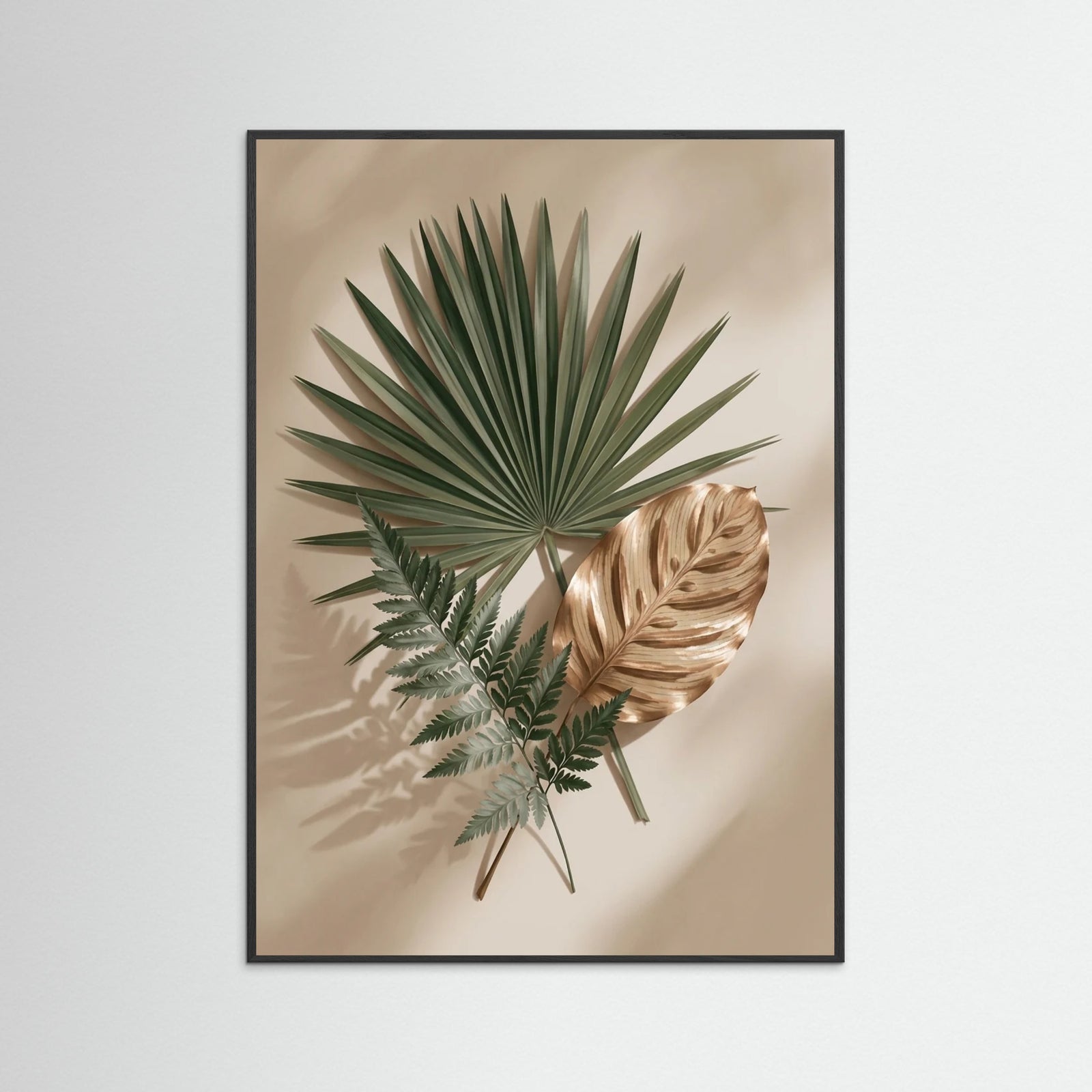 Black Wood Gilded Tropics