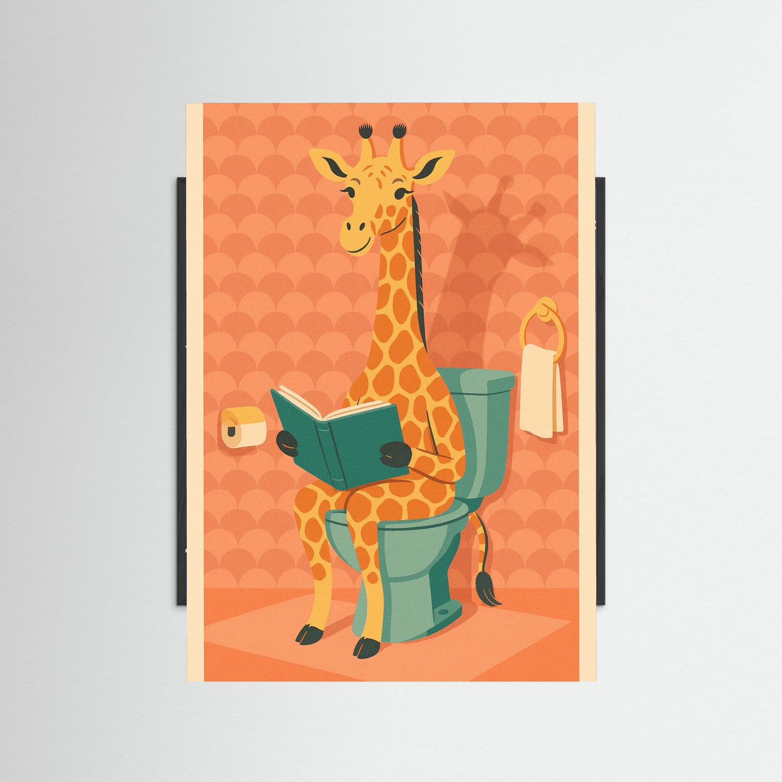 Black Wood Giraffe Reads