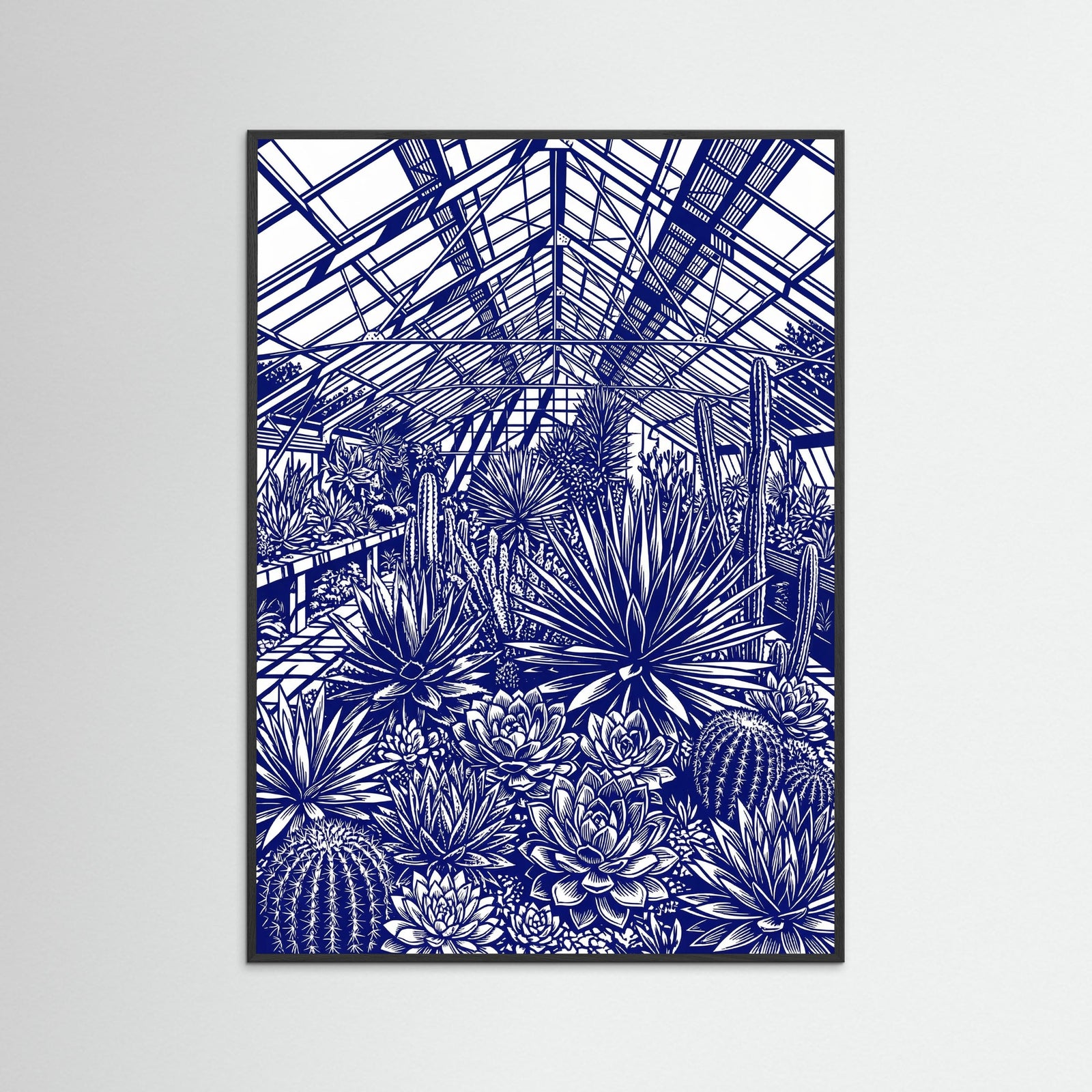 Black Wood Glasshouse Canopy