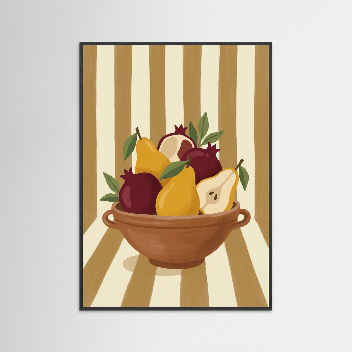 Black Wood Golden Arrangement