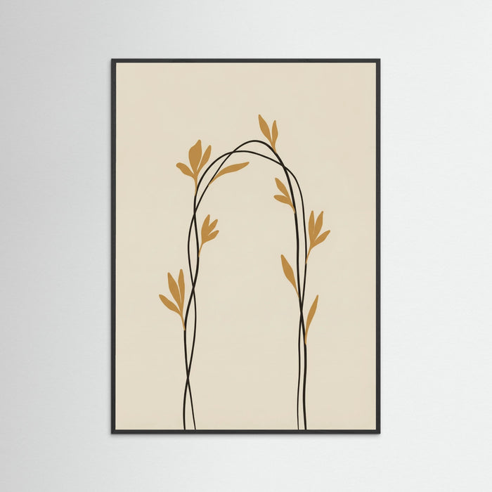 Black Wood Golden Bloom Ascent