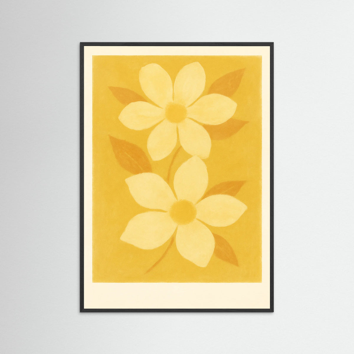 Black Wood Golden Bloom