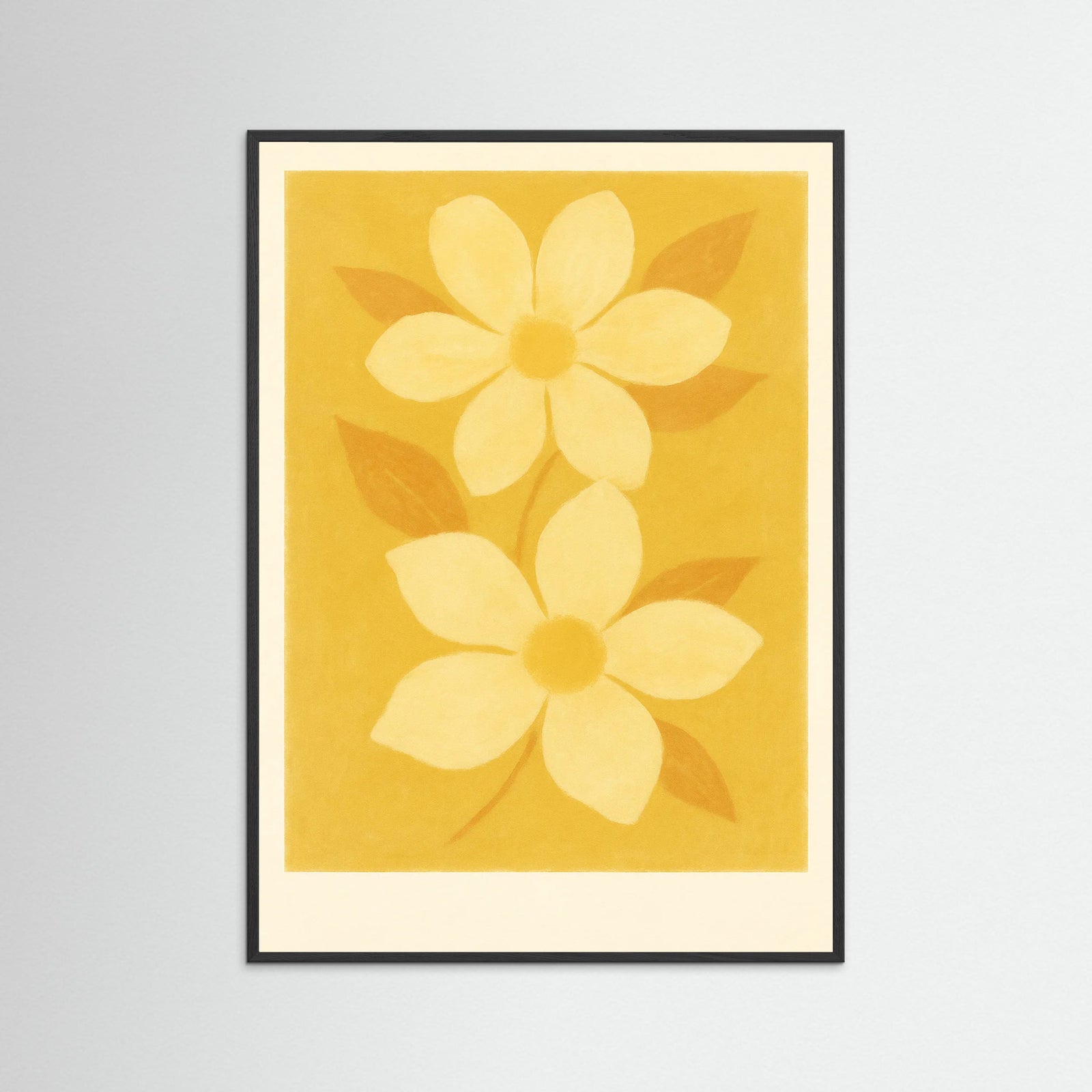 Black Wood Golden Bloom