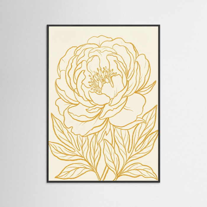 Black Wood Golden Bloom