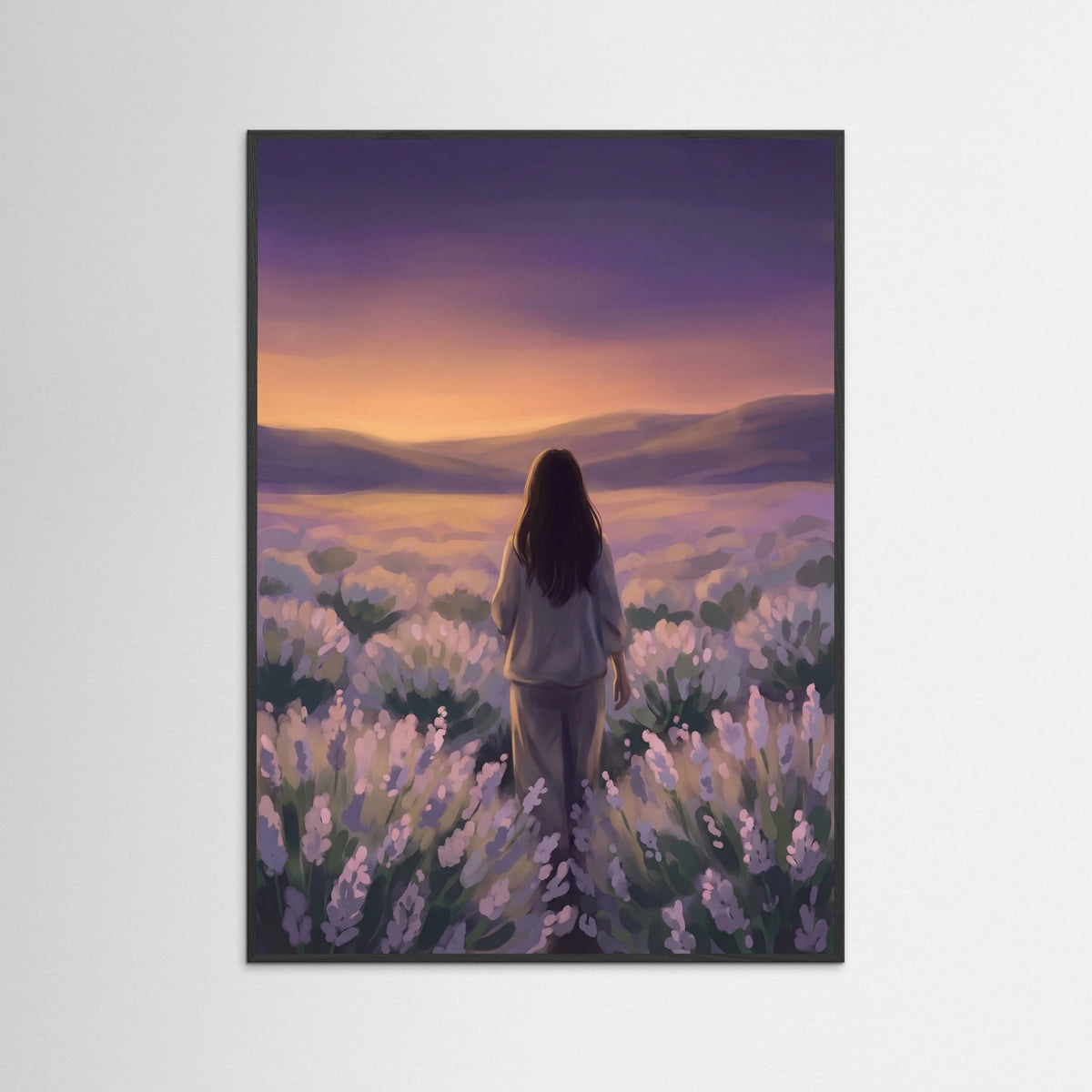 Black Wood Golden Field Dream