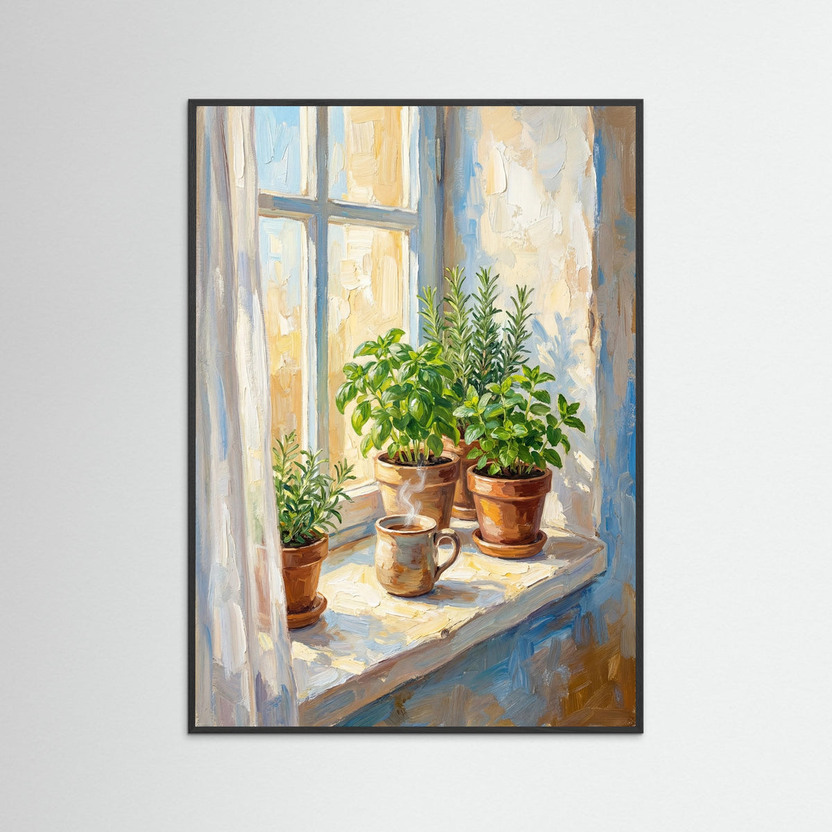 Black Wood Golden Kitchen Serenity