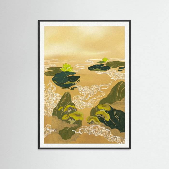 Black Wood Golden Mountain Mist