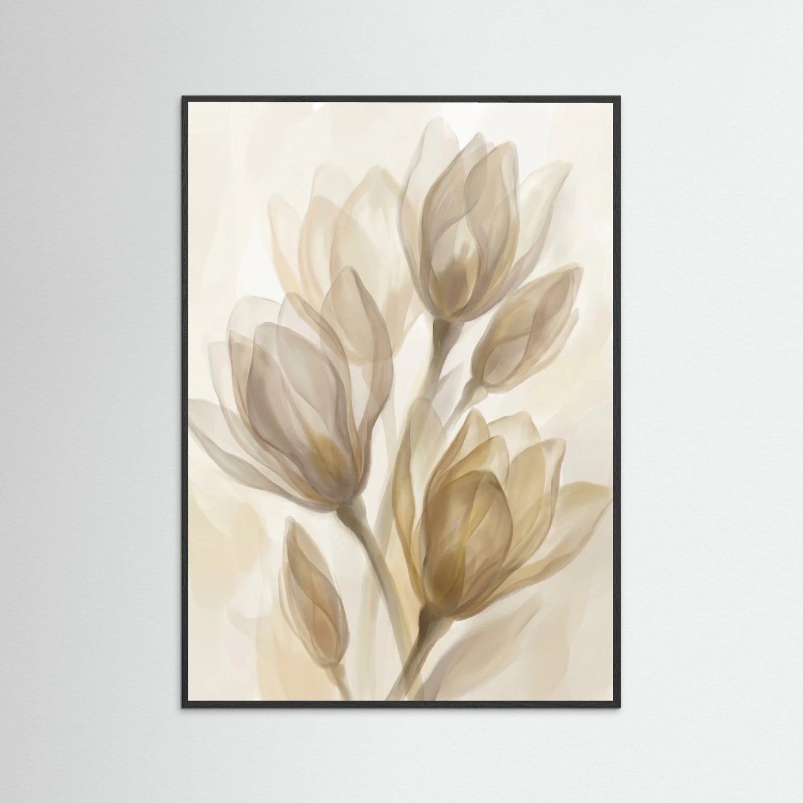 Black Wood Golden Serenity