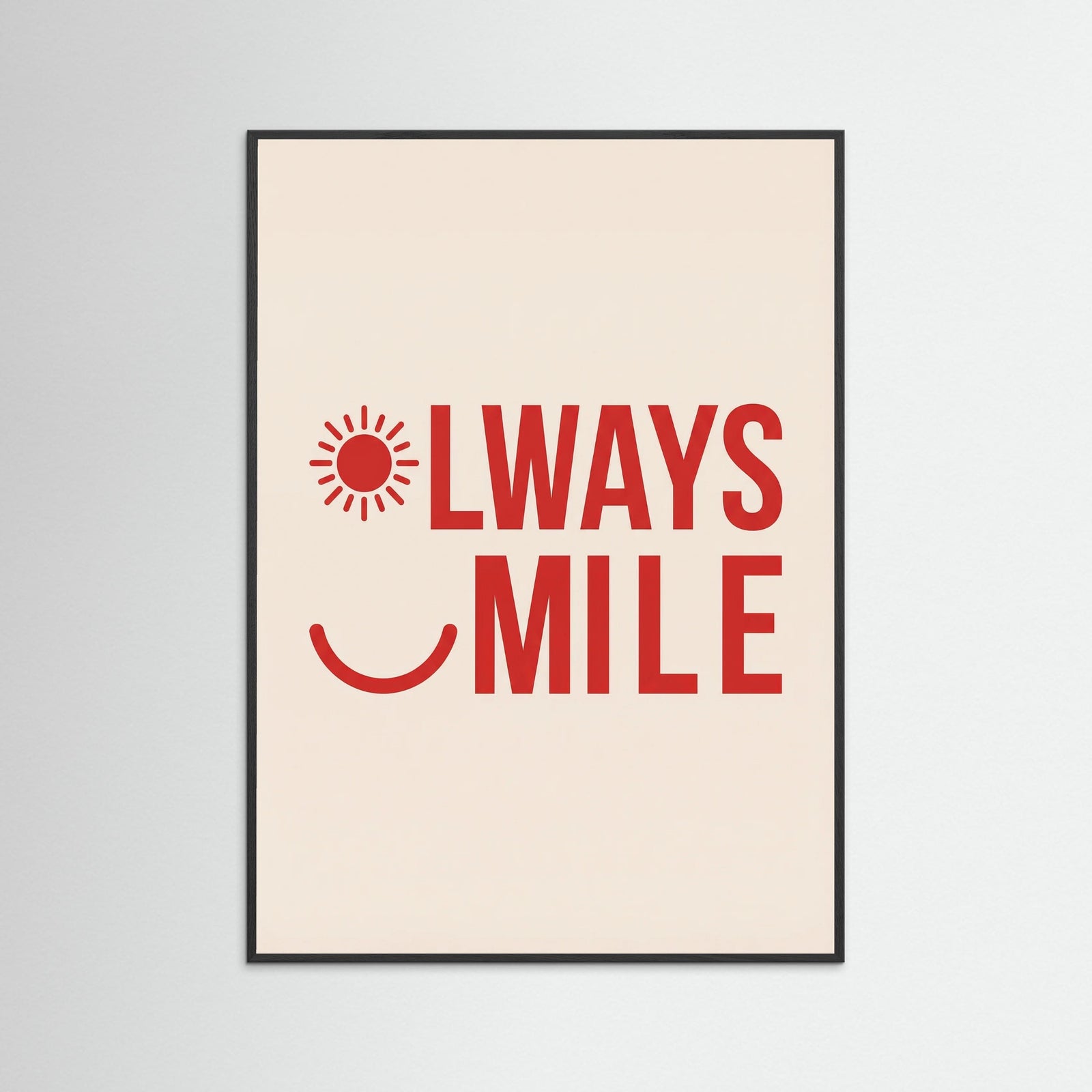 Black Wood Good Mood Hearts