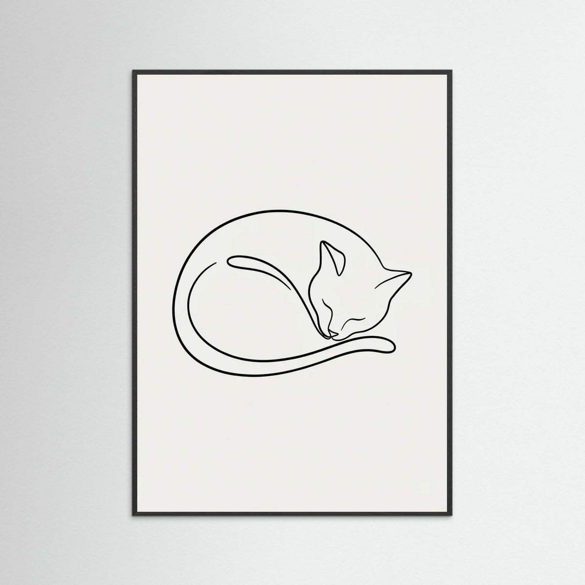 Black Wood Graceful Contour