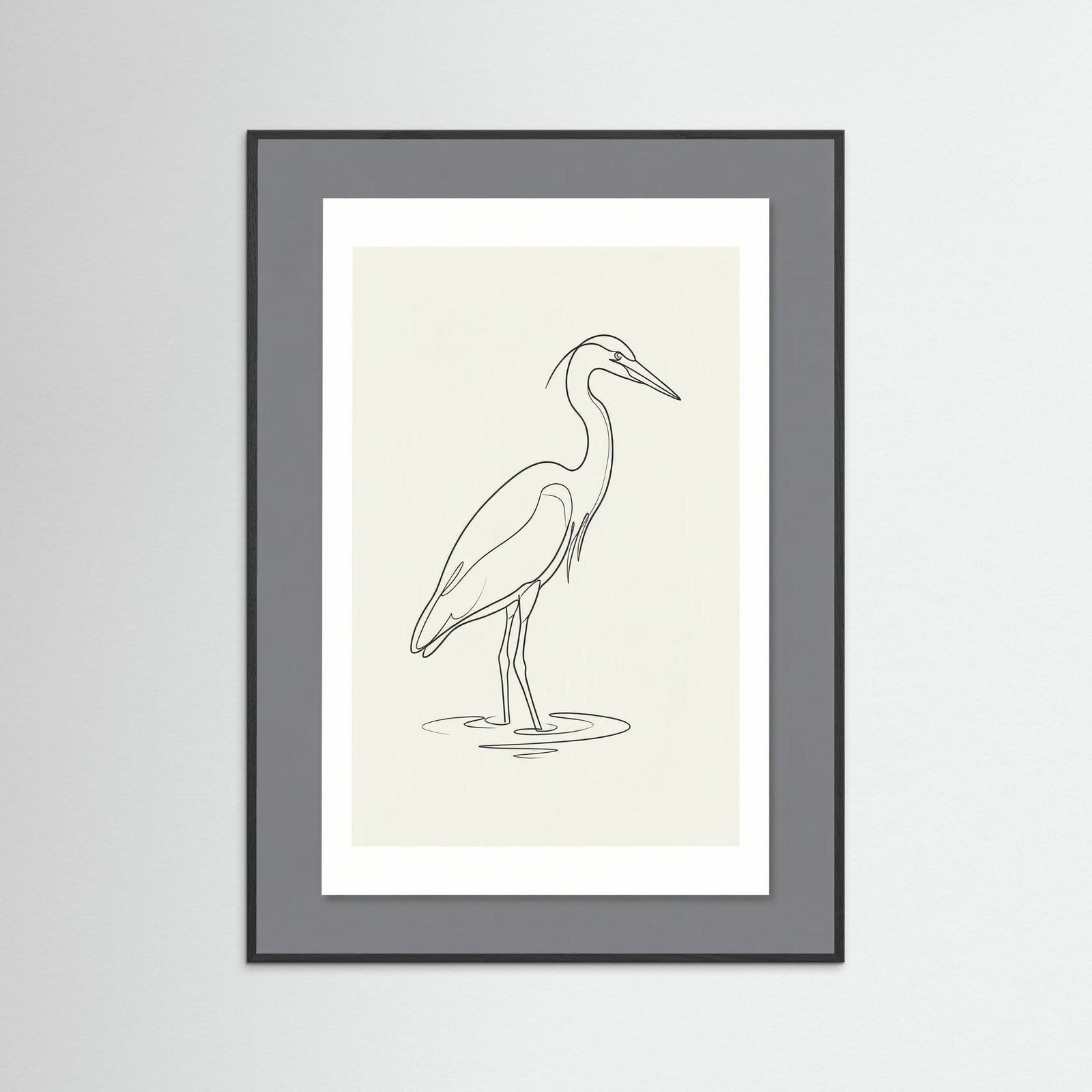 Black Wood Graceful Flight