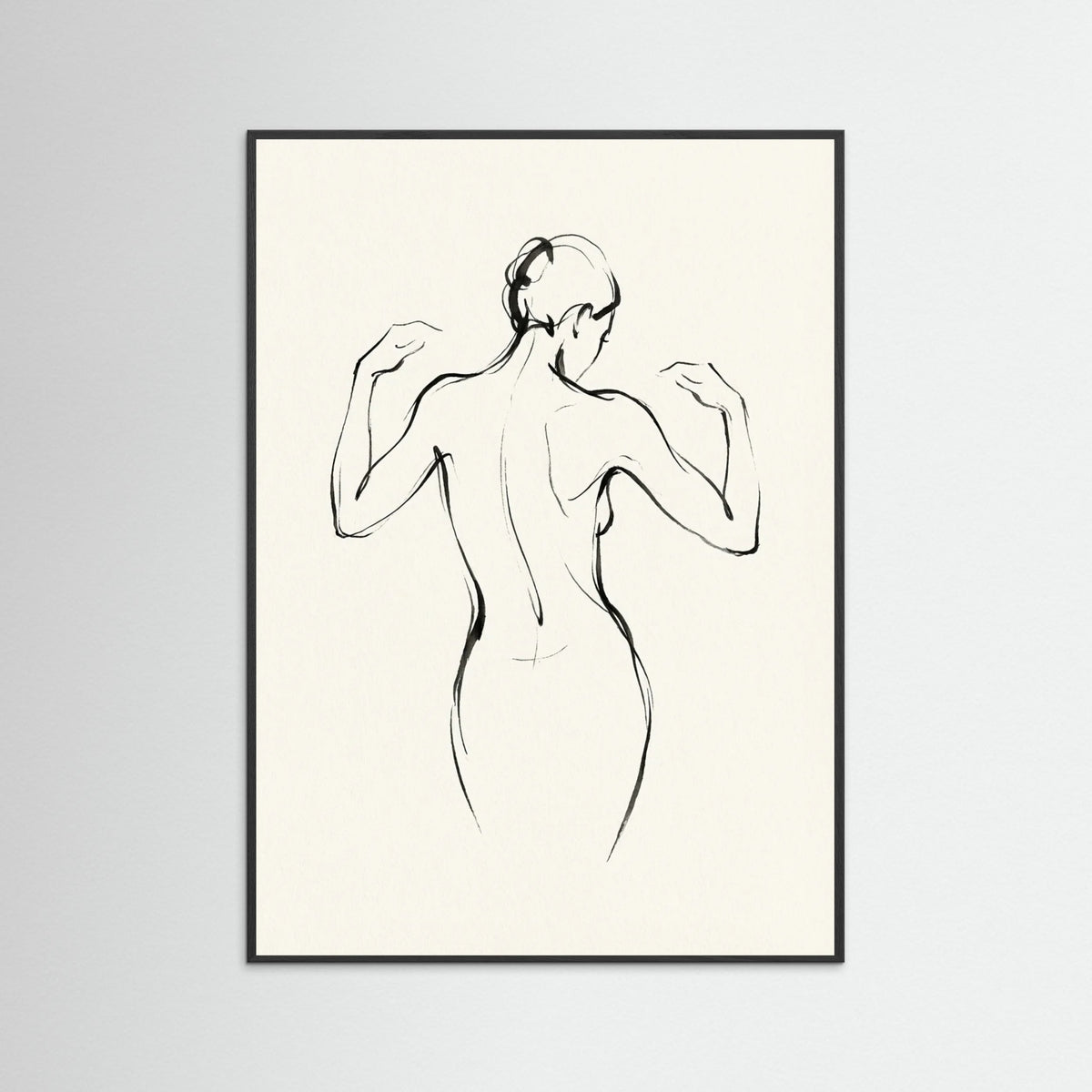 Black Wood Graceful Pose
