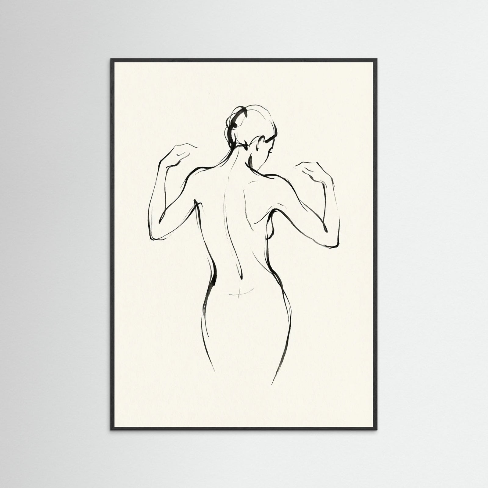 Black Wood Graceful Pose