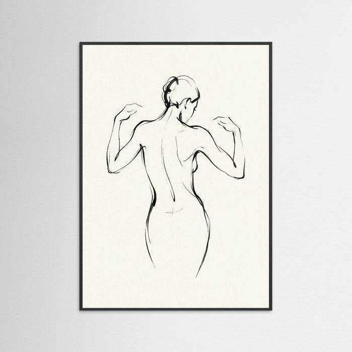 Black Wood Graceful Pose
