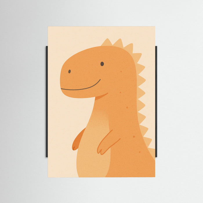 Black Wood Green Dinosaur