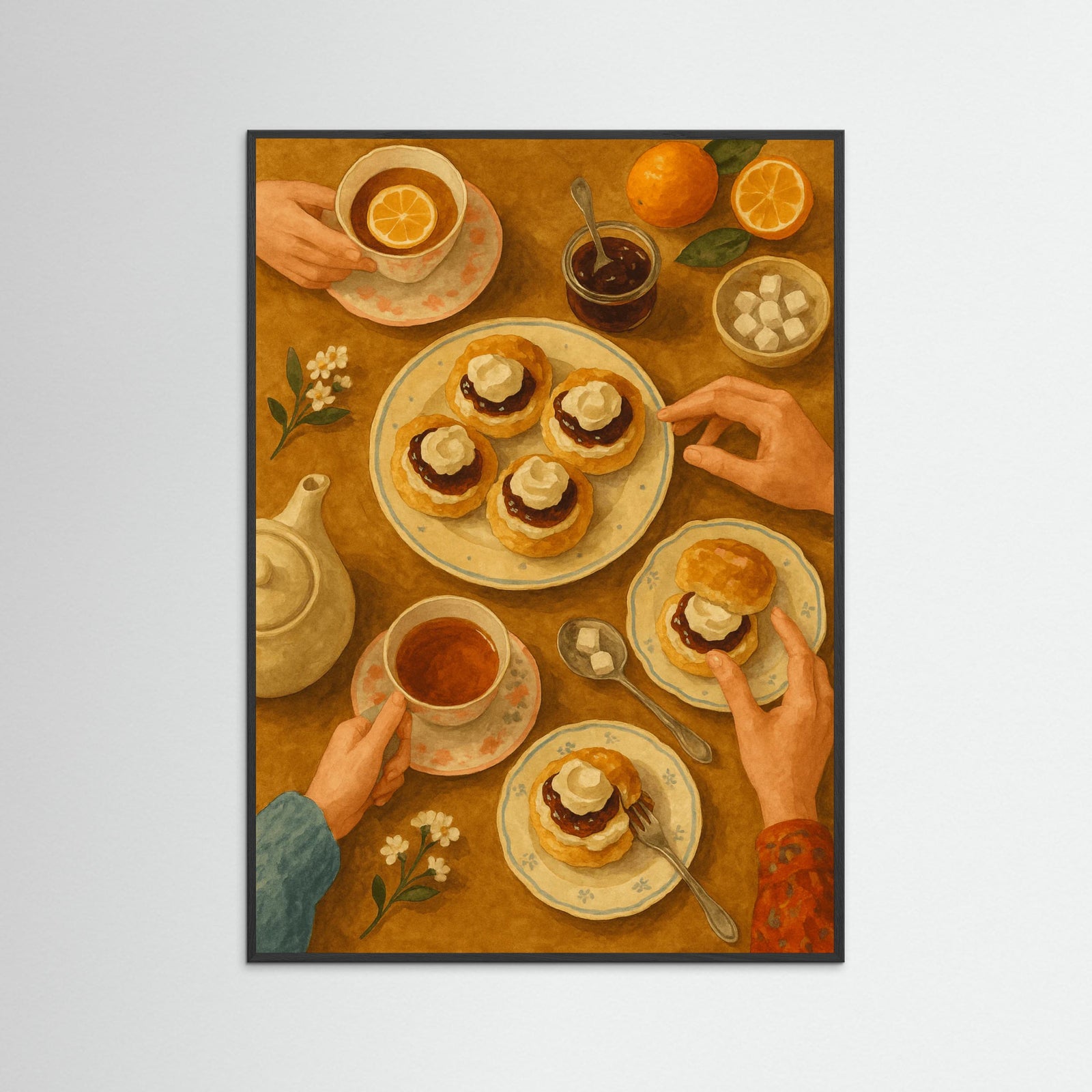 Black Wood Green Essence Table