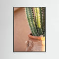 Black Wood Green On Orange | Marrakech Travel Photography Poster
