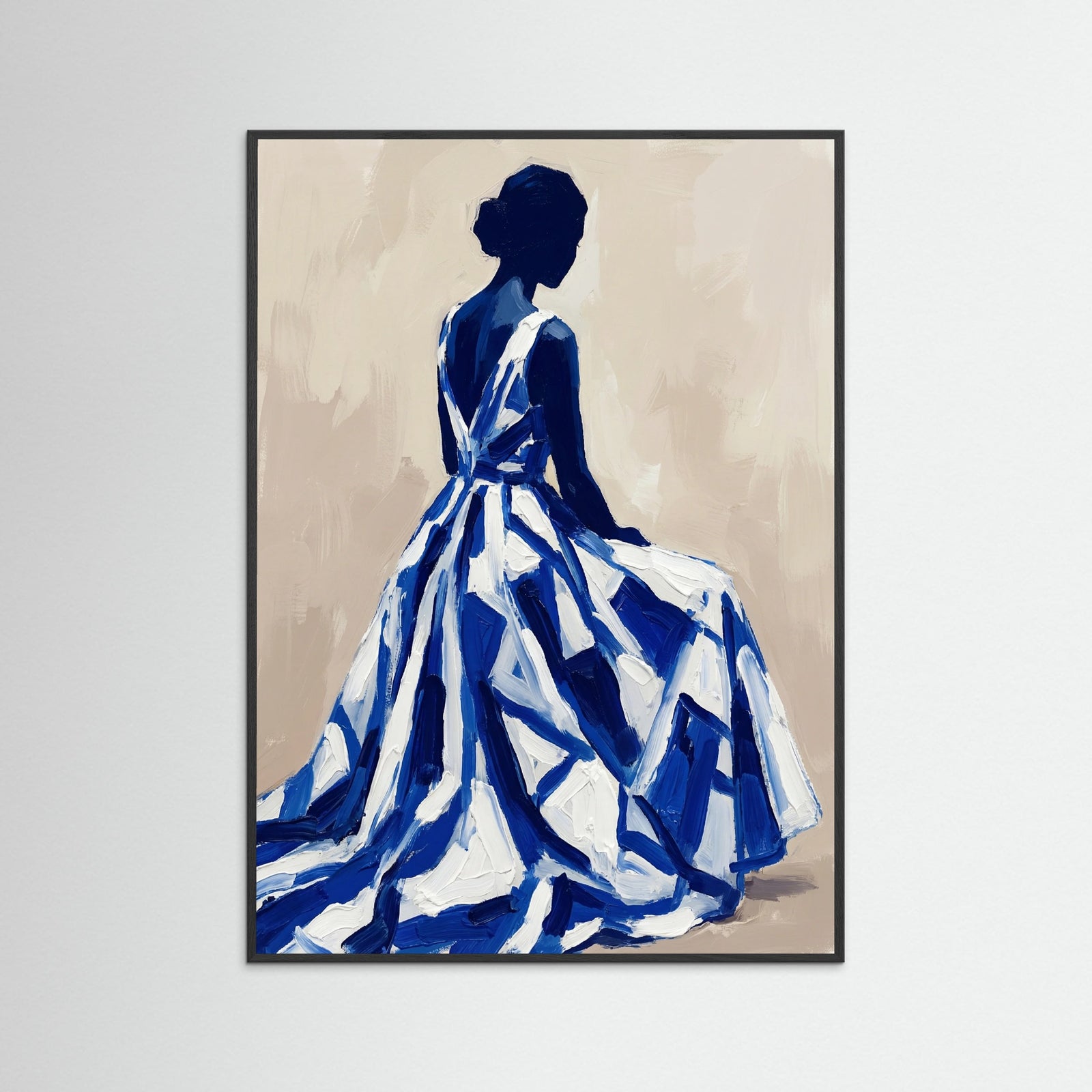 Black Wood Green Stripe Silhouette