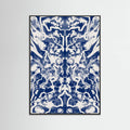 Póster Groovy Ultramarine Abstract – póster e impresión artística