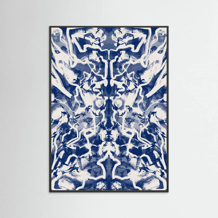 Póster Groovy Ultramarine Abstract – póster e impresión artística