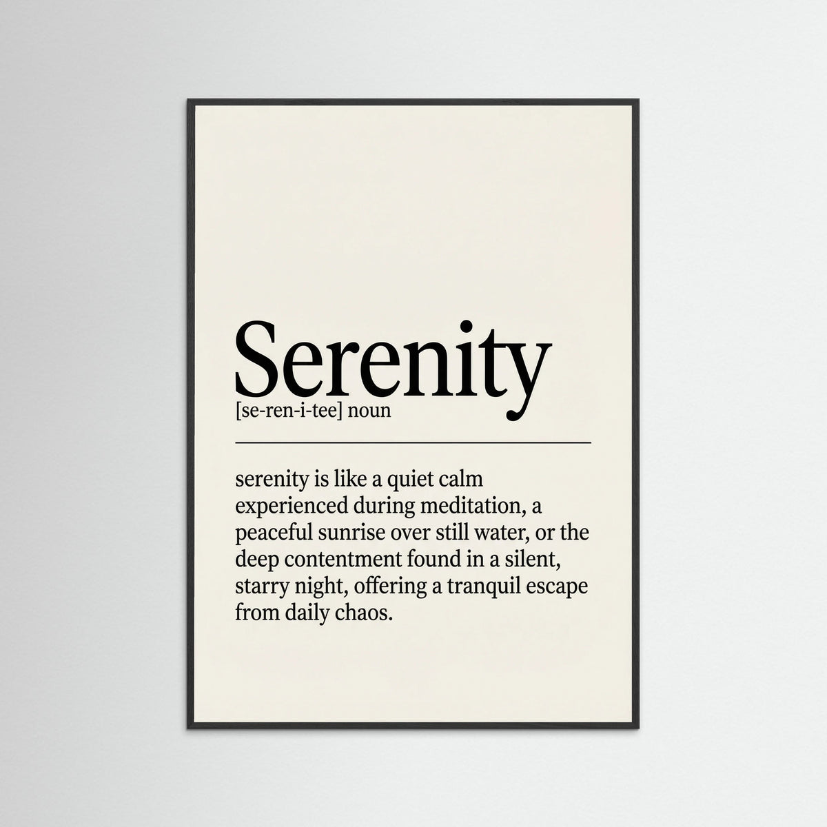 Black Wood Happiness Definition