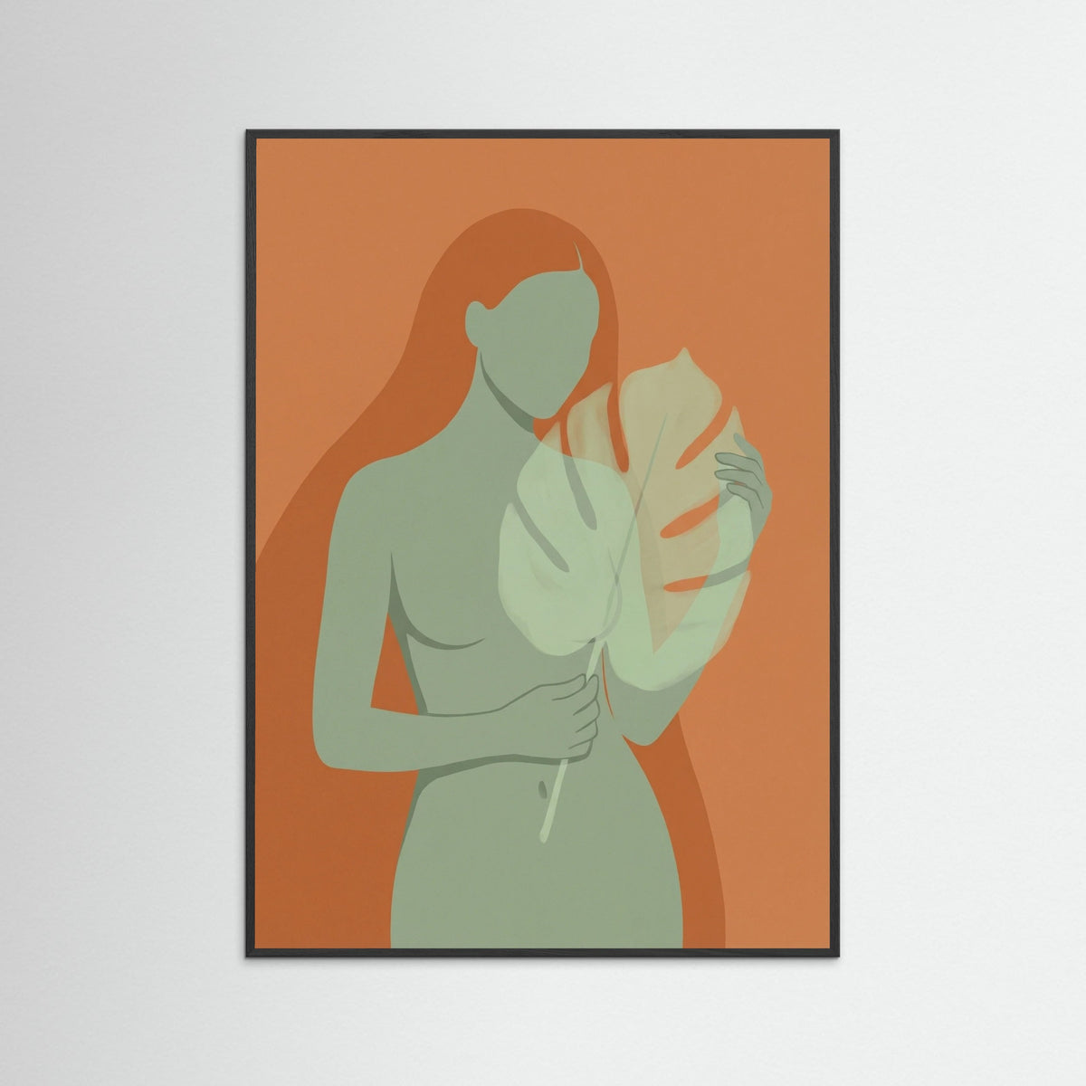 Black Wood Hatted Silhouette